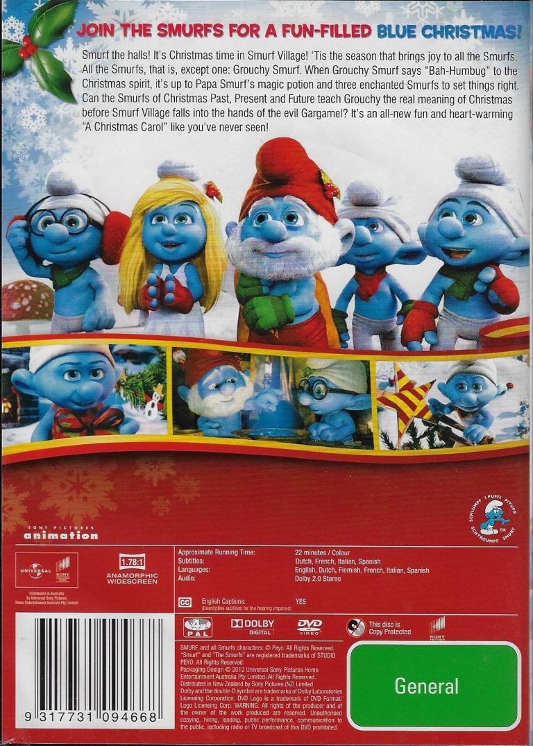 The Smurfs A Christmas Carol Christmas Records